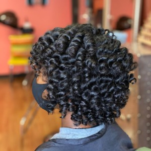 Flexi rod set sales on short hair